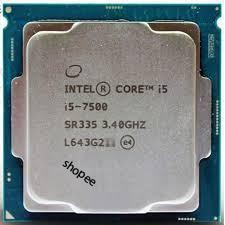 CPU intel I5 - 7500+7400 Tray không box+tản