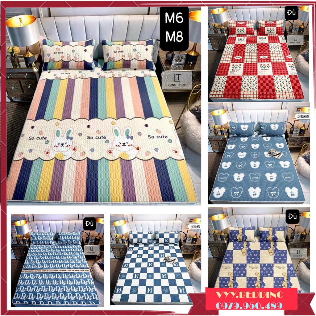 Chiếu điều hòa TENCEL 1m6x2m,1m8x2m,2mx2m2 loại 3D cao cấp mủ cao su non thiên nhiên loại cao cấp