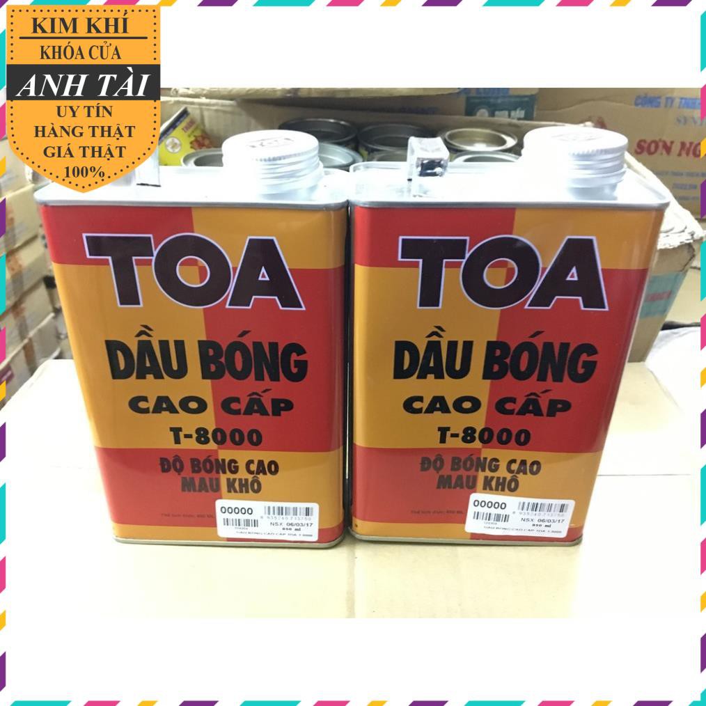 Dầu bóng TOA cao cấp T-8000 850ml