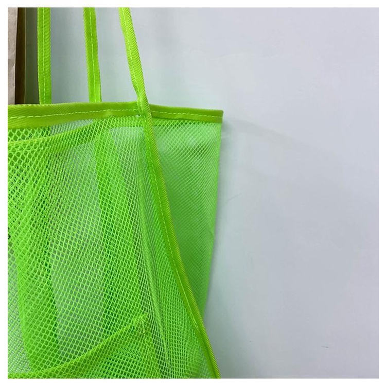 Túi Lưới Trong Suốt Đeo Vai Sức Chứa Lớn Thời Trang Đi Biển Phong Cách Mới 2022