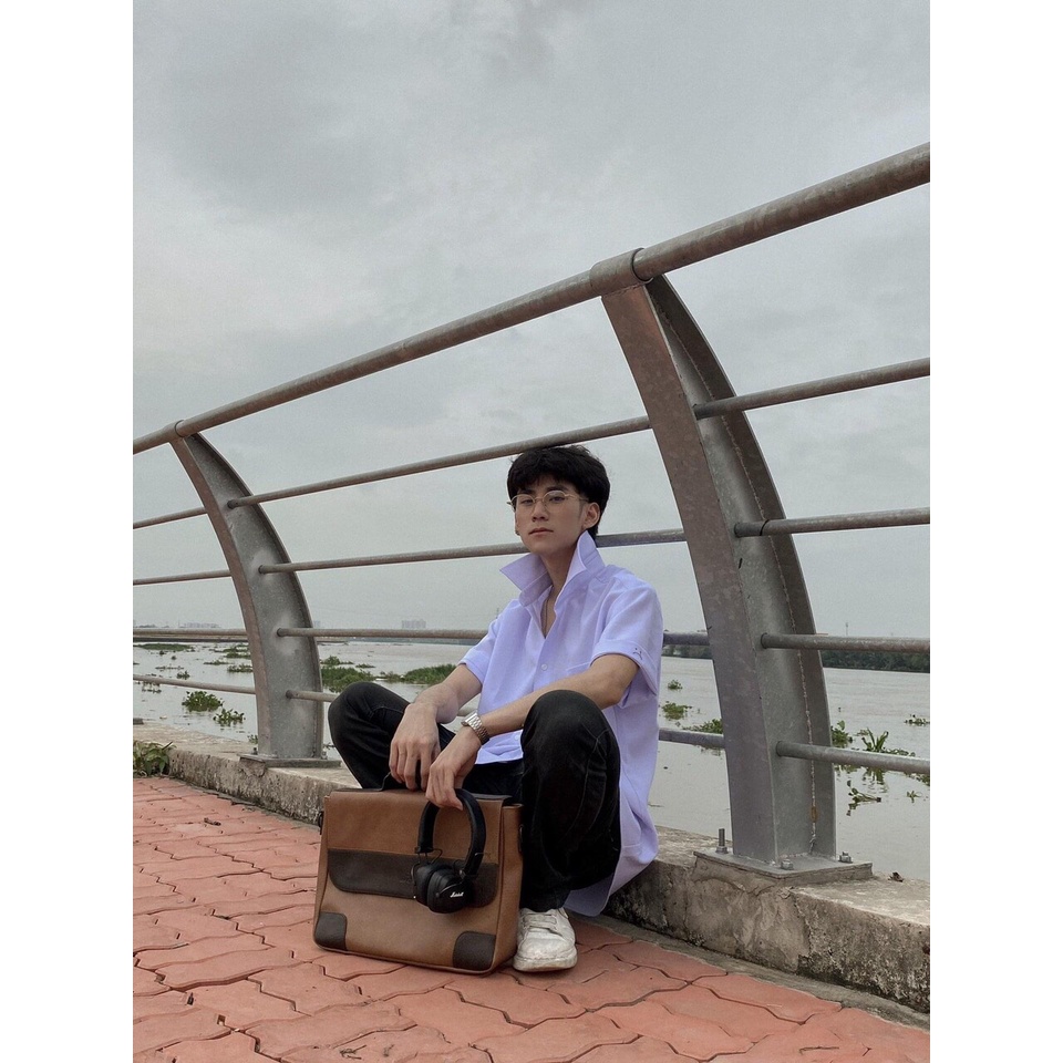 Áo Sadboiz Sơ Mi Form Thụng Dáng Rộng Tay Lỡ Hàng Đẹp Nam Nữ Unisex - Shop Zadola Fashion