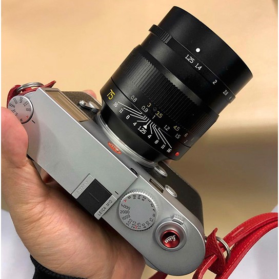 Ống kính 7Artisans 75mm F1.25 cho Leica M Có ngàm chuyển qua Nikon Z Sony Fujfilm