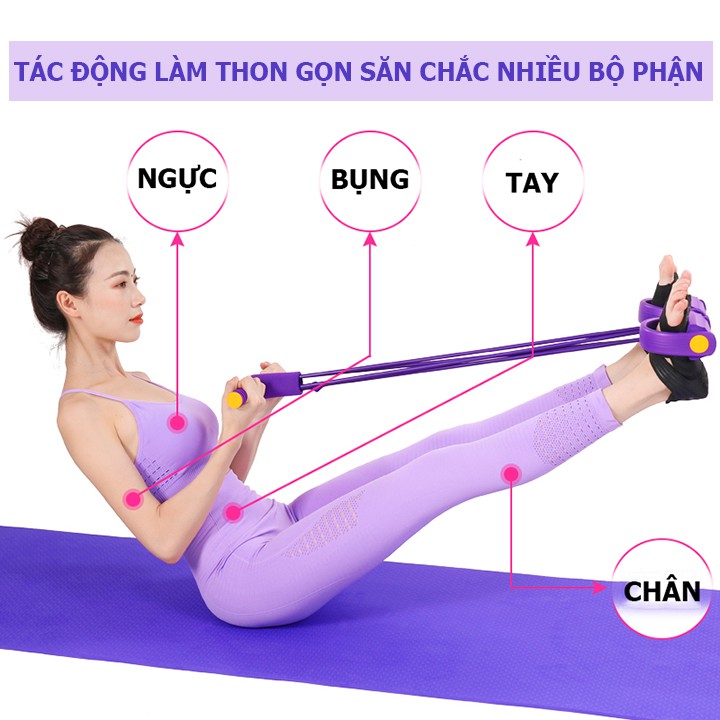 Dụng cụ tập gym, thể dục thể thao thể hình, tập bụng, tay, vai đàn hồi nâng cao sức khỏe tại nhà  donghogiare