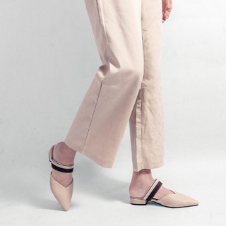 Sp có sẵn - giày mules mũi nhọn quai ngang