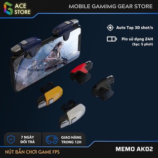 Memo AK02 | Nút chơi game auto tap dành cho game FPS Freefire, PUBG, COD