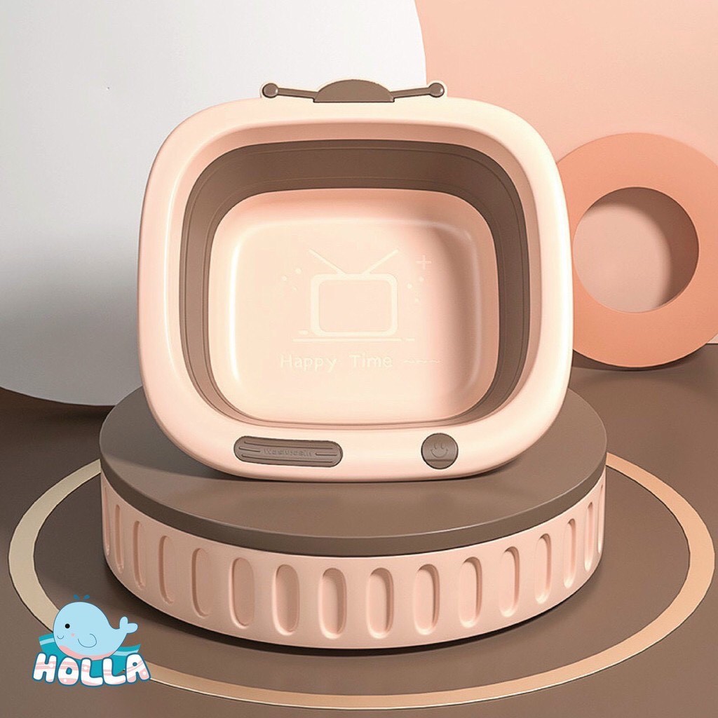 Chậu rửa mặt gấp gọn Holla