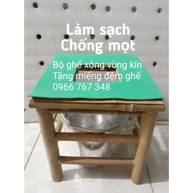 Ghế xông vùng kín tặng miếng đệm ghế ( ghế không xô chứa)