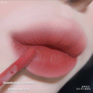 (Hàng order)Date 2/2022 Son Black Rouge Mousse Blending