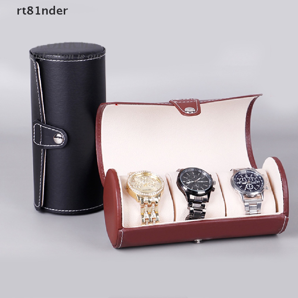 rt Watch Roll Travel Case Chic Portable Vintage Leather Display Watch Storage Box n