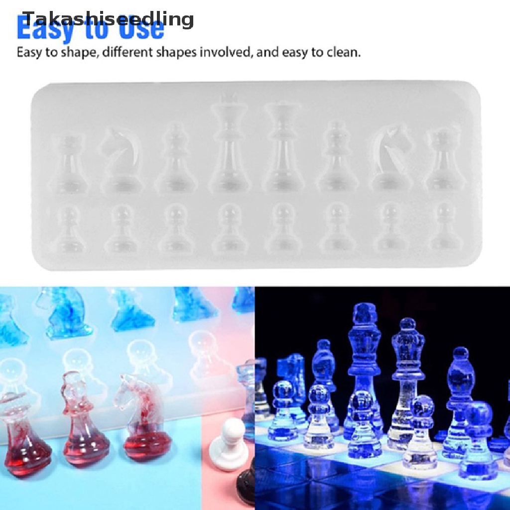 Khuôn Silicone Hình Quân Cờ Vua Quốc Tế Tự Làm