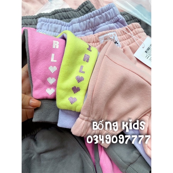 Quần Nỉ Bé Gái In Hình Dễ Thương GJ