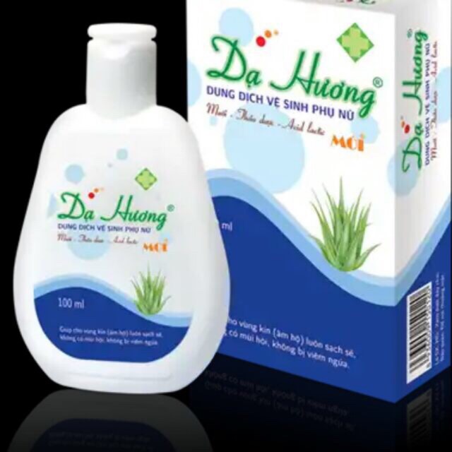 Dung dịch vệ sinh phụ nữ Dạ hương 100ml màu xanh