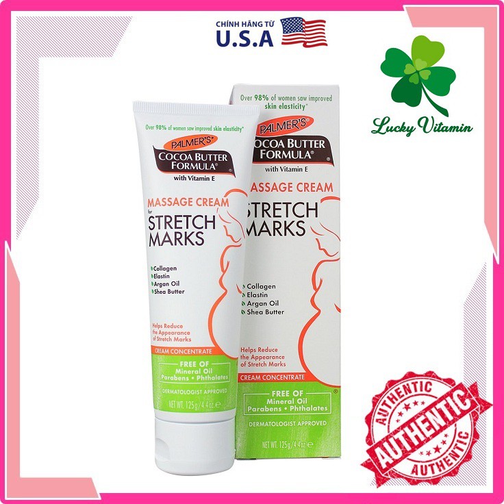 KEM CHỐNG RẠN DA CHO BÀ BẦU PALMER'S COCOA BUTTER FORMULA 125g Và Chai 190 ml