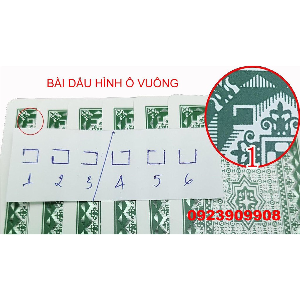 BỘ BÀI ẢO THUẬT - BÀI DẤU Ô VUÔNG ( BÀI NHÌN XUYÊN THẤU )
