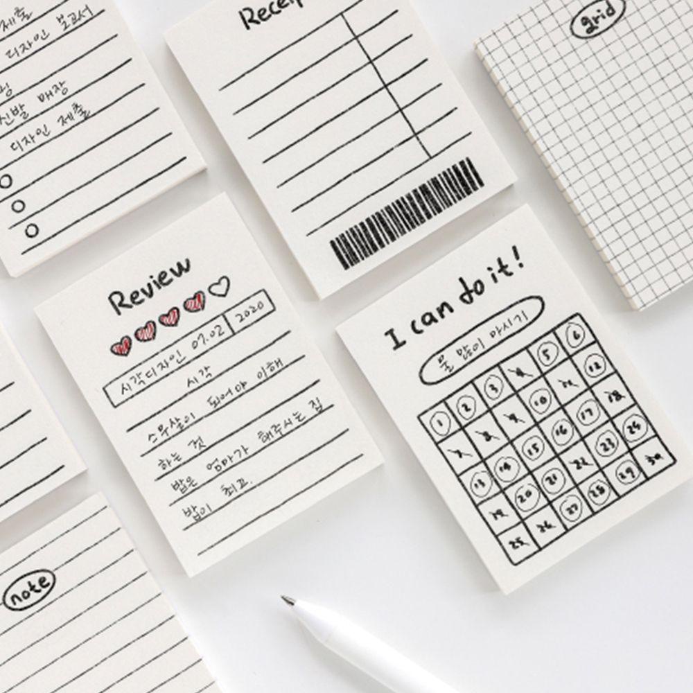 Mmluck Tập Giấy Ghi Chú Lên Kế Hoạch Hàng Ngày Sáng Tạo Cho Học Sinh / Văn Phòng