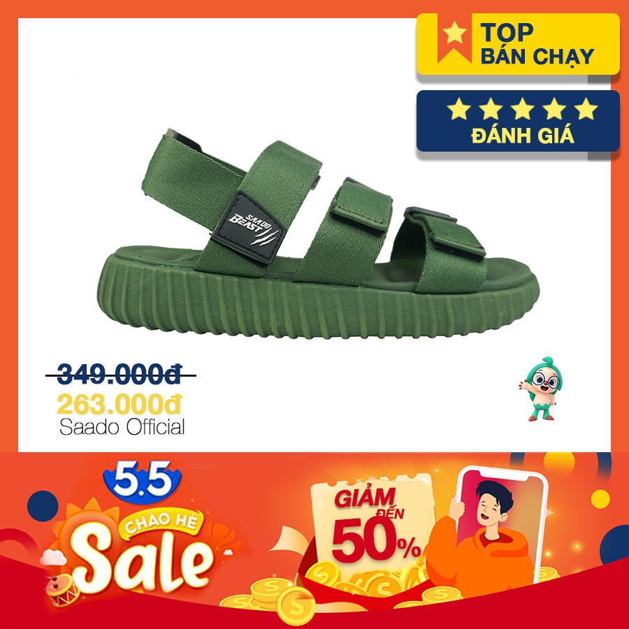 [CHÍNH HÃNG] SANDAL SAADO | BE01| Giày Sandal Nam Nữ