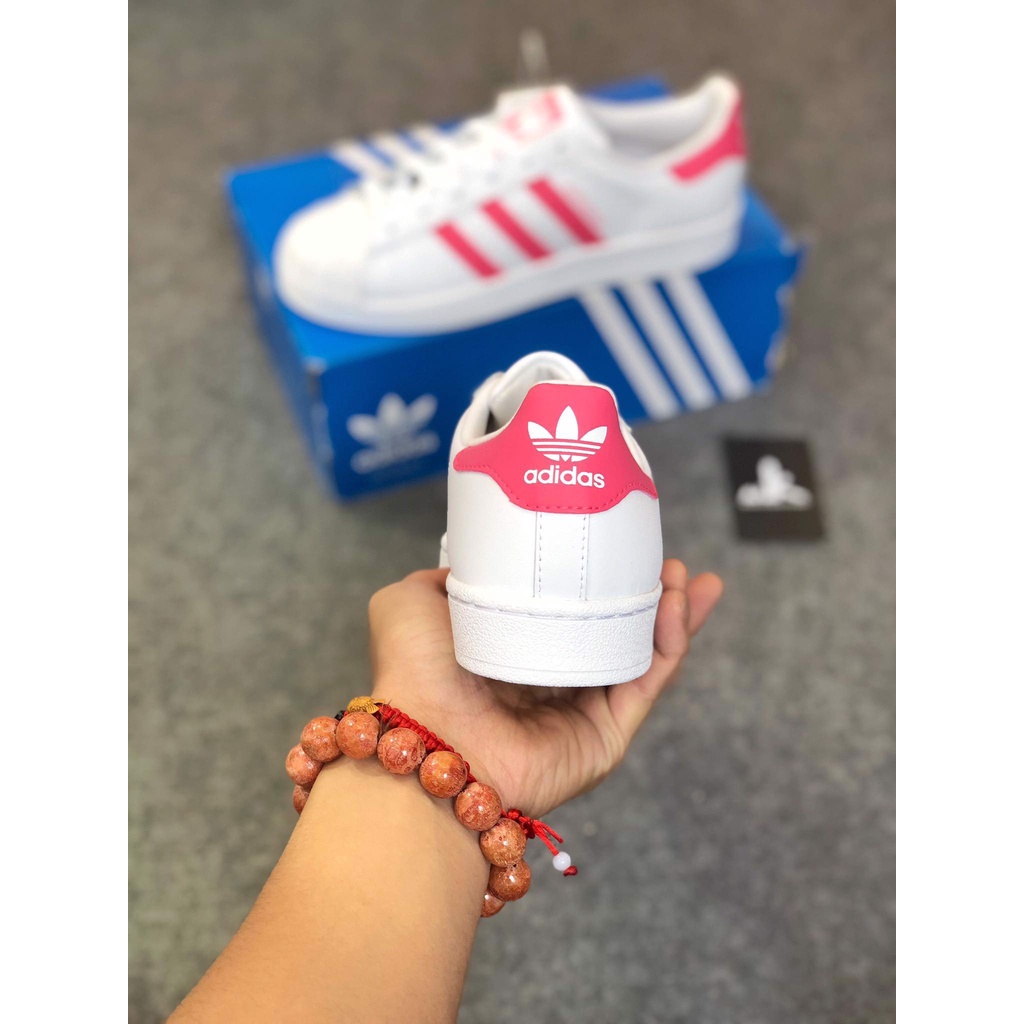 Giày Adidas Superstar Cloud White Real Pink CG6608