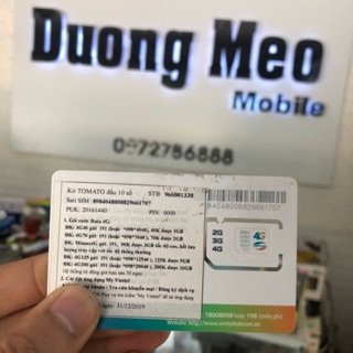 Sim Số Đẹp 4G Viettel đầu 09 VIP