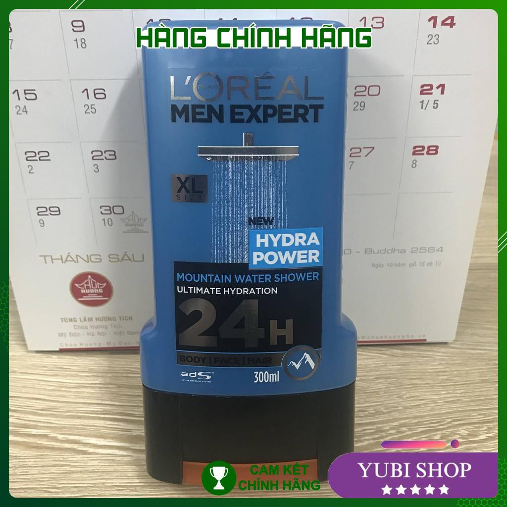 [HÀNG AUTH] SỮA TẮM GỘI TOÀN THÂN L’OREAL MEN - SỮA TẮM GỘI TOÀN THÂN L’OREAL MEN EXPERT 5 IN 1 CHAI 300ML CỦA PHÁP