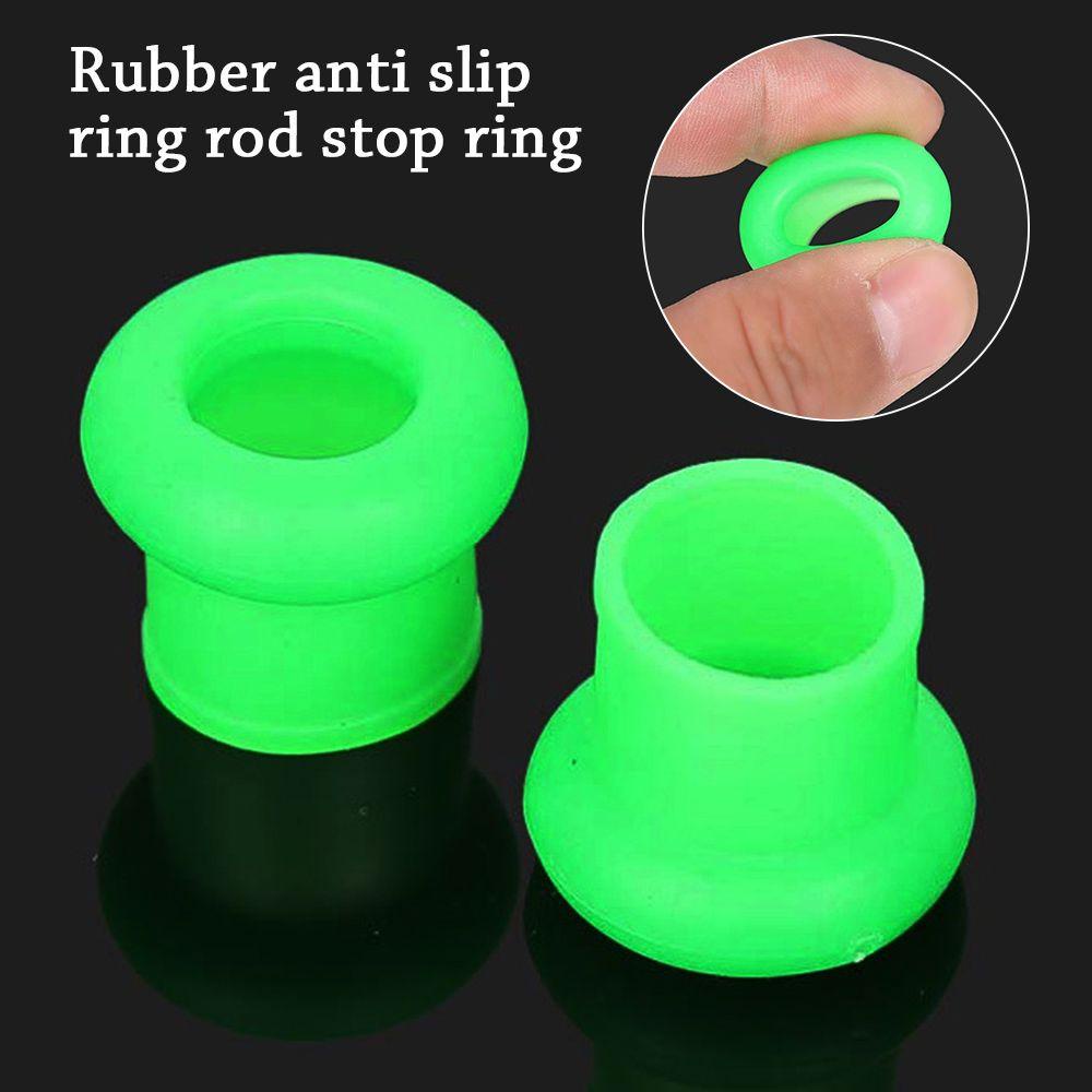 SHOUKEY Bộ 100 Vòng Kẹp Cần Câu Cá Co Giãn Chống Trượt Tiện Lợi