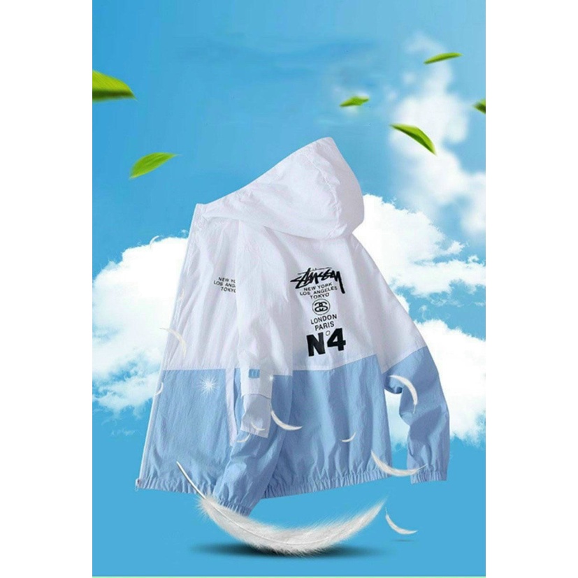 Áo Khoác Dù Có Mũ Phối 2 Màu Sang Chảnh TTVV0035