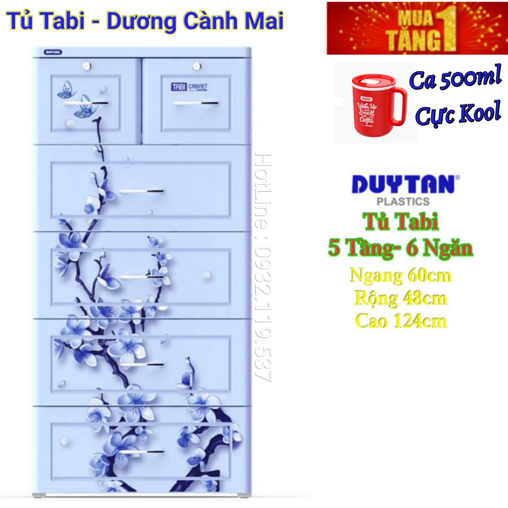 Tủ nhựa duy tân Tabi Dương Cành Mai