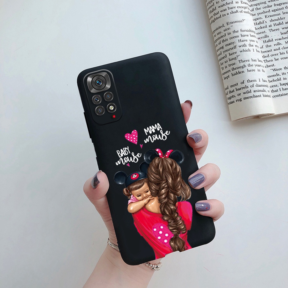 Ốp Điện Thoại Jelly Mềm Mặt Nhám Màu Kẹo Thời Trang Mùa Xuân Cho Redmi Note 11 Note11Pro 5G 4G 2022
