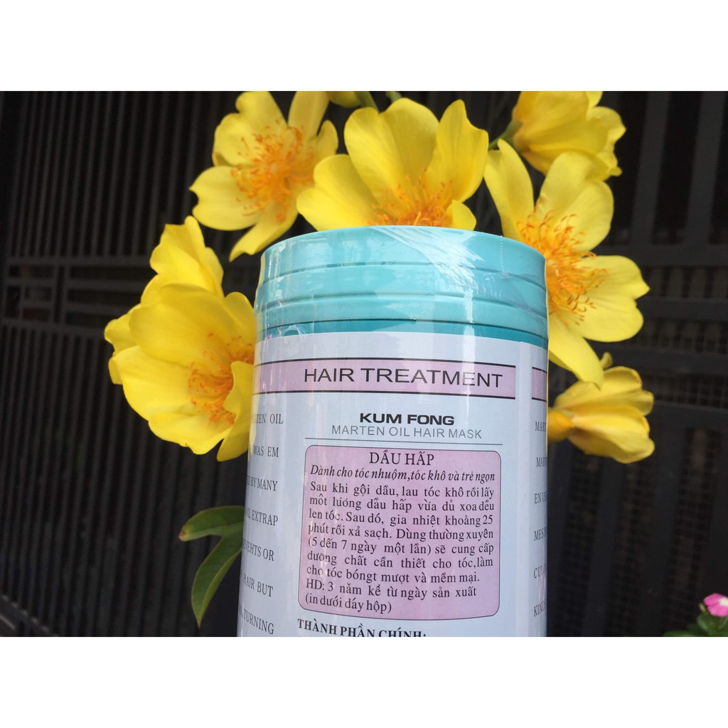 Hấp dầu hiệu con gấu KUM FONG dành cho tóc nhuộm 1 kg