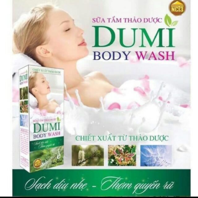 Sữa tắm thảo dược nct3
