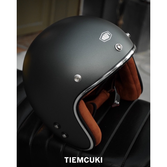 Nón bảo hiểm Kraft Helmet - Ciment nhám - Vintage Motocycle