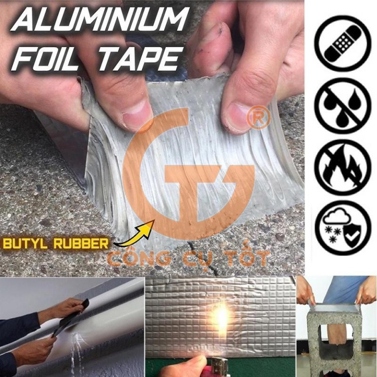 Băng keo chống dột Ravil Hàn Quốc khổ 50mm cuộn 5m