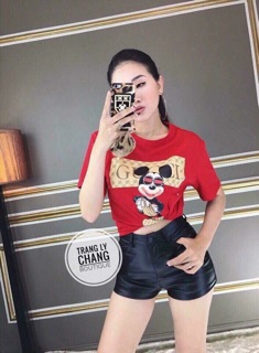 Áo chuột micky gucci
