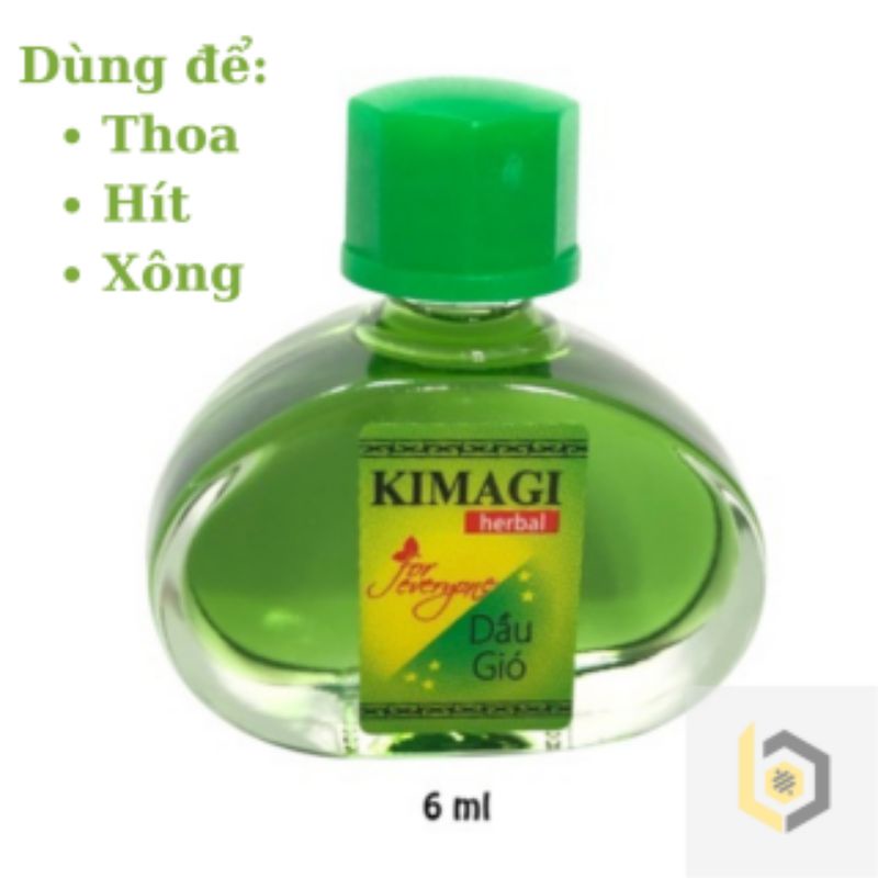 Freeship 01 chai Dầu gió Kim Agi 6ml