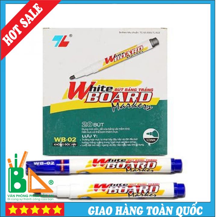 Bút Dạ Bảng Thiên Long WB-02CHÍNH HÃNG Thân Thiện Với Môi Trường