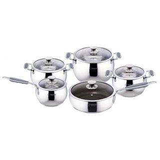 Bộ nồi Arber AB-06SCC của Đức 5 món Inox 304