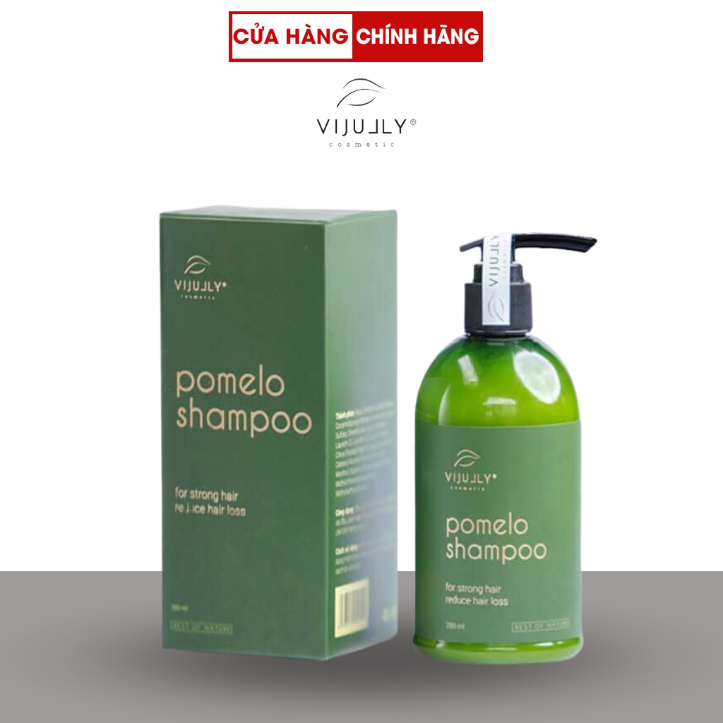 Dầu Gội Bưởi Vijully Ngăn Gãy Rụng & Làm Dày Tóc Dành Cho Da Đầu Nhờn