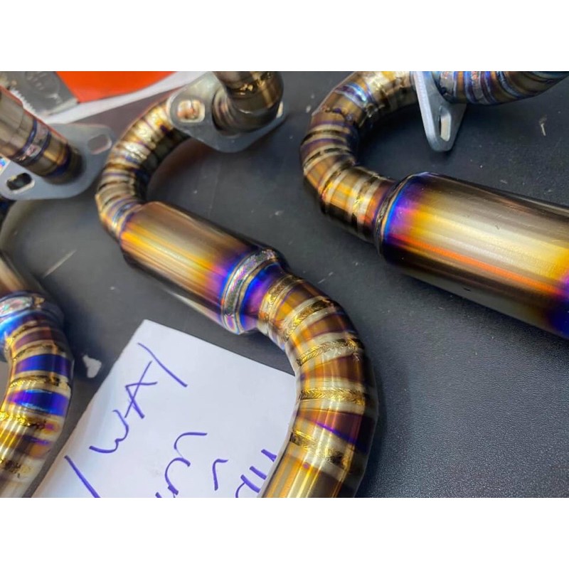 Cổ pô titan thông dụng dòng xe wave dream future neo fu neo 2016 2018