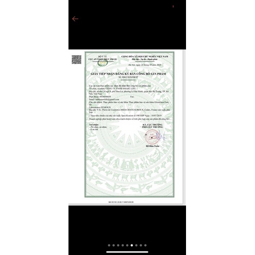 Viên ngậm trắng da Glutathion Fort