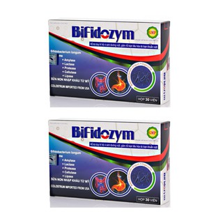 Combo 2 hộp viên uống bifidozym hỗ trợ đường ruột