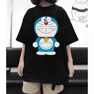 Áo Phông Nam Nữ In Hình Doremon Dễ Thương Siêu Cute