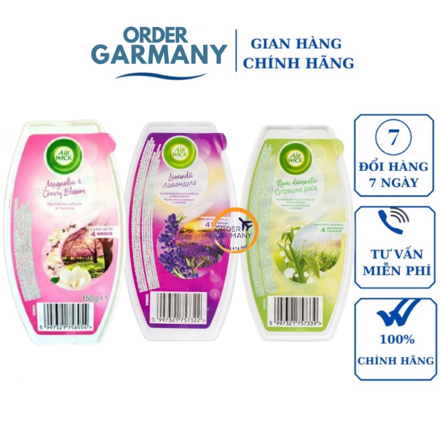 Gel Thơm Phòng Air Wick, gel làm mát không khí 150 g-Nhập Khẩu Châu Âu