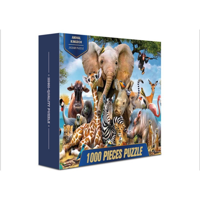 Bộ tranh ghép hình 1000 Mảnh Jigsaw Puzzle Bằng Giấy KT 79x50 cm/ Đồ chơi xếp hình cho bé/ Xếp hình cho bé