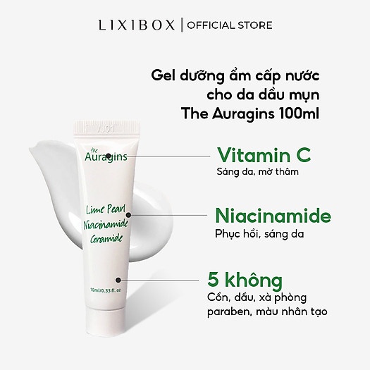 Sản Phẩm Mini The Auragins Skin Rescue Brightening Gel Cream 20ml
