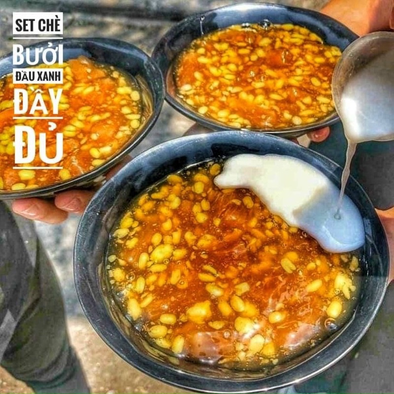 Set Chè Nấu Bưởi Đậu Xanh [FREE SHIP]TỪ ĐƠN 50K, [Loại Đặc Biệt] Hàng Ngon Nhà Làm