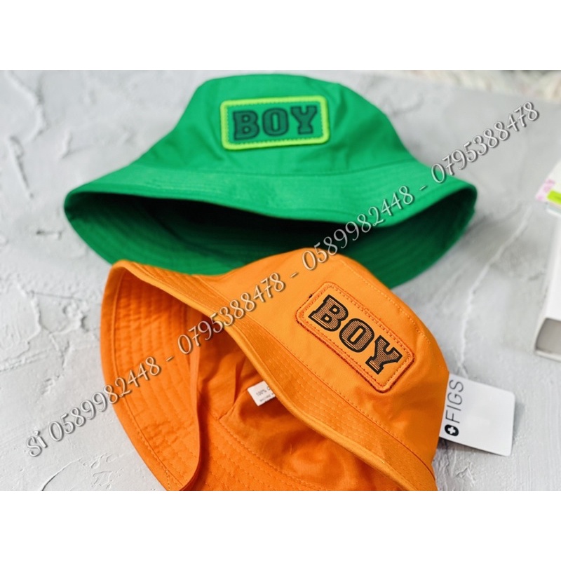 Mũ tai bèo vành cực dể thương cho bé - Nón Bò nhí chữ Boy - Mũ tai bèo trẻ em nhiều màu 6 - 2 tuổi