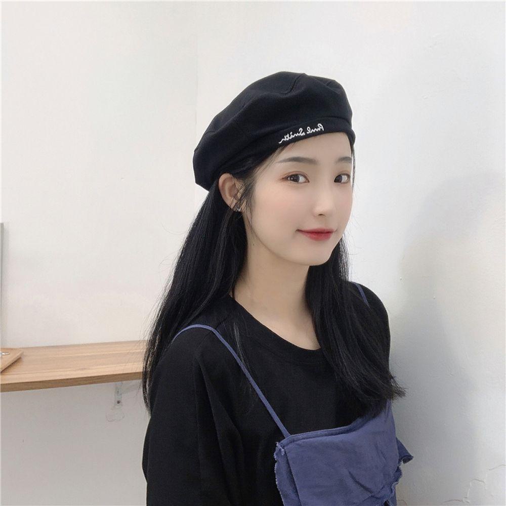 Mũ Beret Cotton Màu Sắc Cổ Điển Hợp Thời Trang VANES1 Cho Nữ