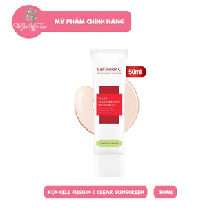Kem Chống Nắng Dành Cho Da Dầu Cell Fusion C Clear Sunscreen 100 SPF 48/PA+++ 50ml Mẫu Mới