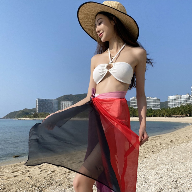 Khăn Choàng Cổ Chống Nắng Mùa Hè Mát Mẻ Thân Thiện Với Da Màu Sắc Gradient Cho Mẹ