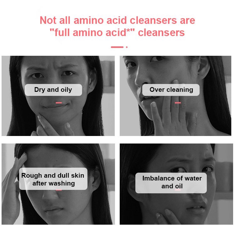 Sữa Rửa Mặt Dạng Tuýp Làm Sáng Da Kiểm Soát Dầu Amino Acid