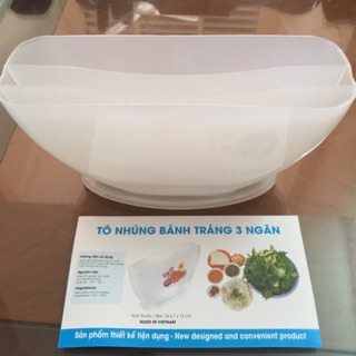Tô Nhúng Bánh Tráng 3 ngăn